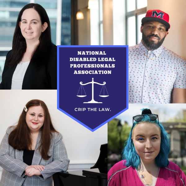 Four members of NDLPA team with logo.